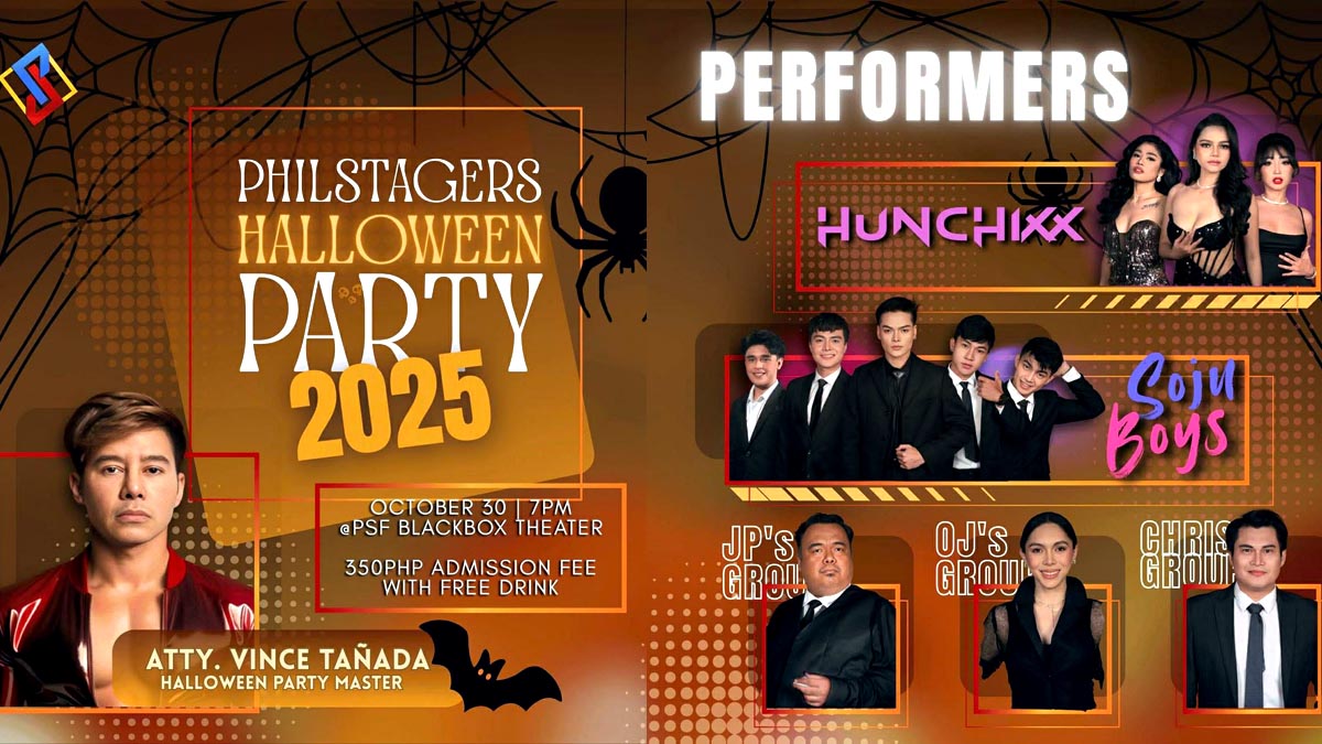 Philstagers Halloween Party 2025 Vince Tan̈ada
