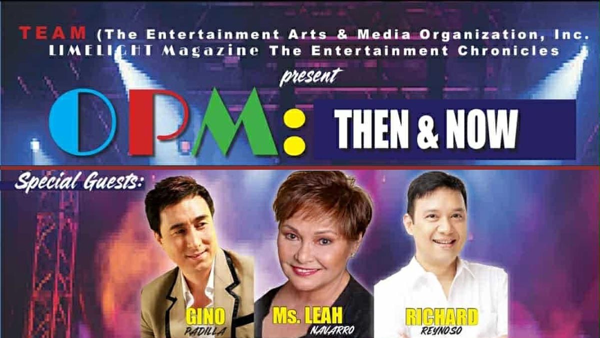 Leah Navarro Richard Reynoso Gino Padilla OPM Then and Now