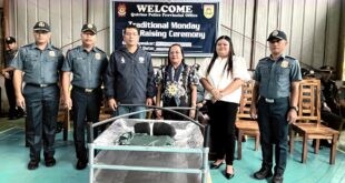 DOST, QPPO Award 10 Speed Drying Trays to Brgy. Matmad During Flag Raising Ceremony