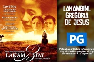 Lakambini Gregoria De Jesus Rated PG MTRCB