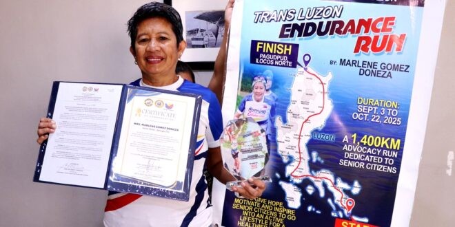 Marlene Gomez Doneza Trans Philippines Endurance run Running Inay