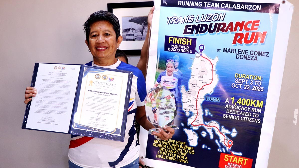 Marlene Gomez Doneza Trans Philippines Endurance run Running Inay