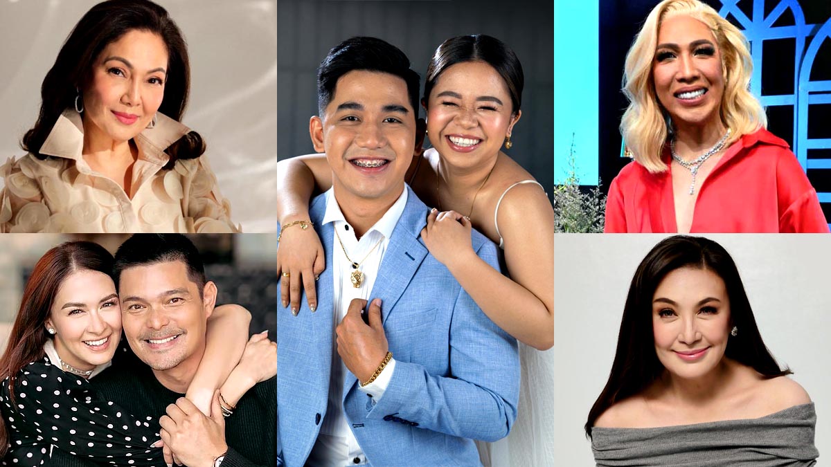Kiray Celis Stephan Estopia Maricel Soriano Sharon Cuneta Dingdong Dantes Marian Rivera Vice Ganda