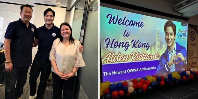 Alden Richards OFWs HK OWWA