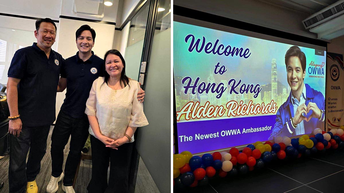 Alden Richards OFWs HK OWWA