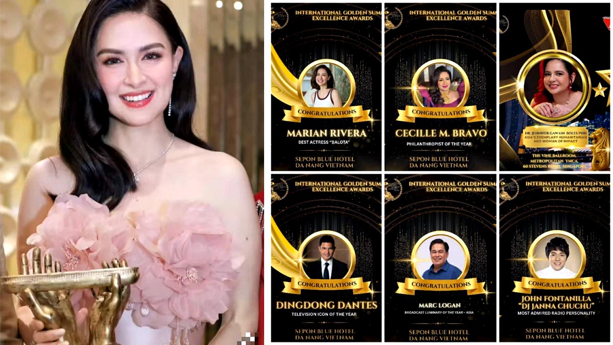 Marian Rivera International Golden Summit Excellence Awards 2025 Vietnam
