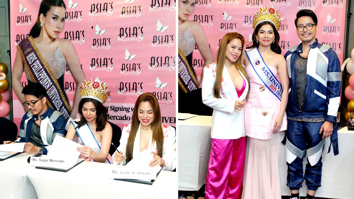 Sugar Mercado Wilbert Tolentino Asias Lashes Leah Urbani