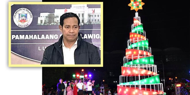 Daniel Fernando Bulacan Pasko xmas tree