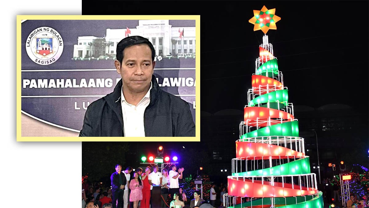 Daniel Fernando Bulacan Pasko xmas tree