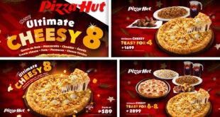 The Ultimate Cheesy 8 Pizza is Pizza Hut’s cheesiest creation yet <br> Made with 8 cheeses, this festive number is bound to be the centerpiece of any celebration