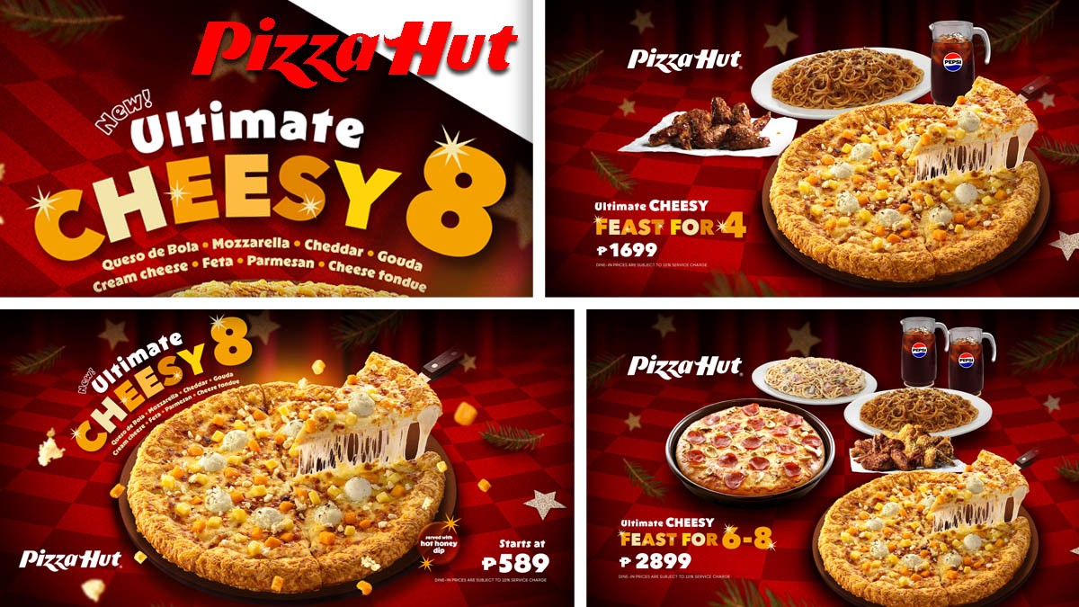 Pizza Hut Ultimate Cheesy 8 Pizza