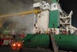 Cargo ship fire Manila North Harbor