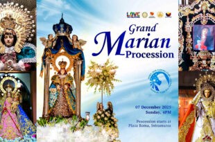 44th Grand Marian Procession sa Intramuros sa 7 Disyembre