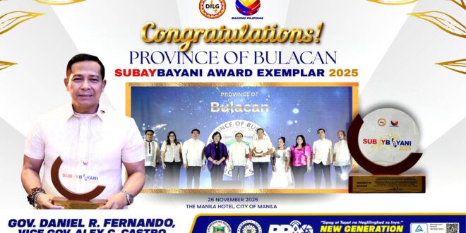 Bulacan SubayBAYANI Award
