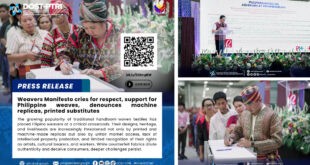 Weavers Manifesto cries for respect, support for Philippine weaves, denounces machine replicas, printed substitutes