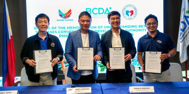 PSC at BCDA, pinagtibay ang makasaysayang pakikipagtulungan para sa training hub ng New Clark City