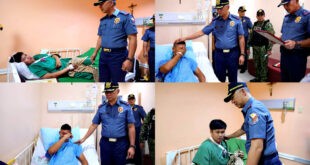 Acting PNP Chief Nartatez Personal na Dumalaw sa mga Sugatang Pulis at Pinarangalan ang Nasawing Kasamahan sa Quezon