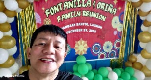 John Fontanilla Oriña Family Reunion