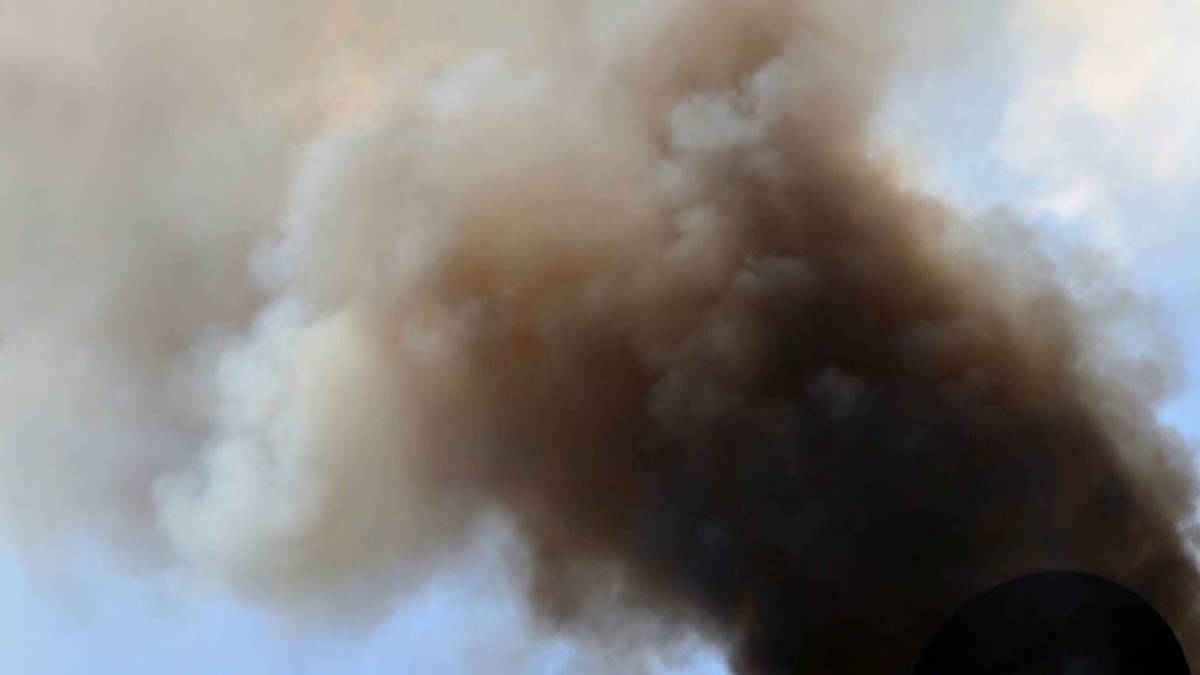 Black smoke