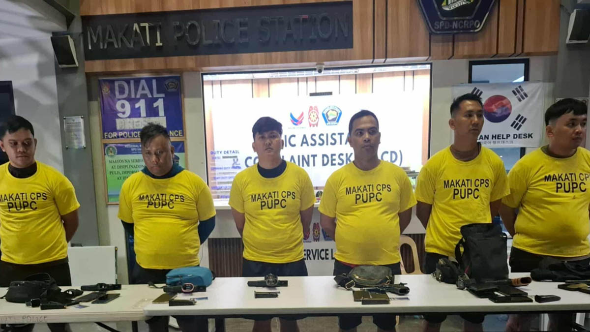 MPD MALATE COP SINIBAK SA PUWESTO 6 pulis sa robbery holdup