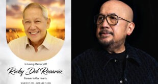 Kapatid ni Boss Vic na si Ricky ngayong araw ang libing