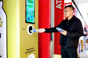 SM Green Recycling Machines PET bottles