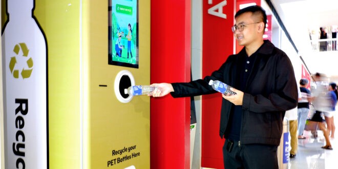 SM Green Recycling Machines PET bottles