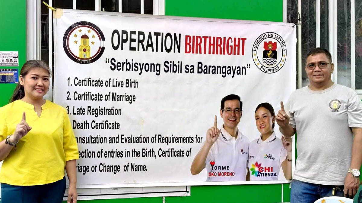 Manila Operation Birth Right CCRO