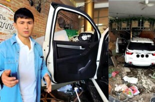 Matteo Guidicelli restaurant accident