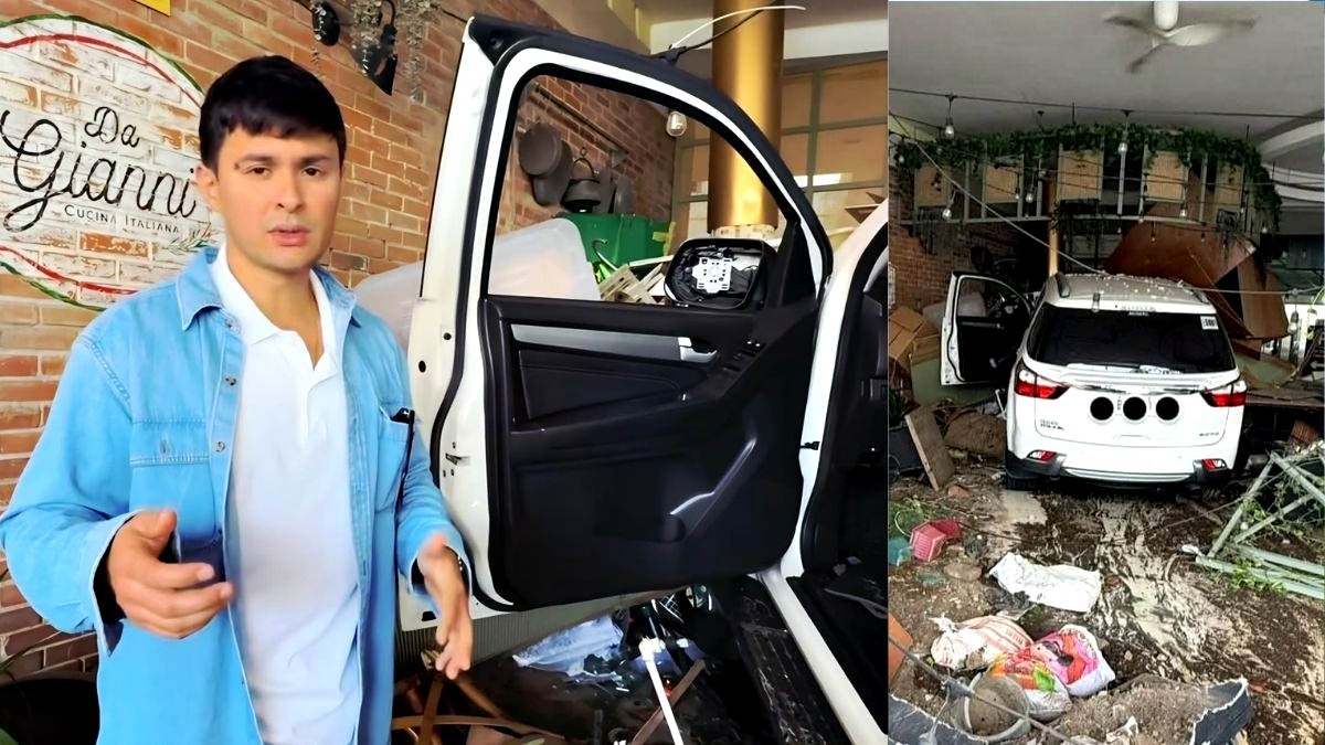 Matteo Guidicelli restaurant accident