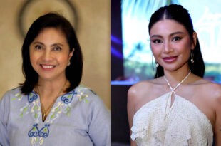 Nadine Lustre Leni Robredo