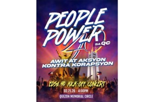 M4GG People Power 40 Awit at Aksyon Kontra Korapsyon laban kontra korapsyon palalakasin