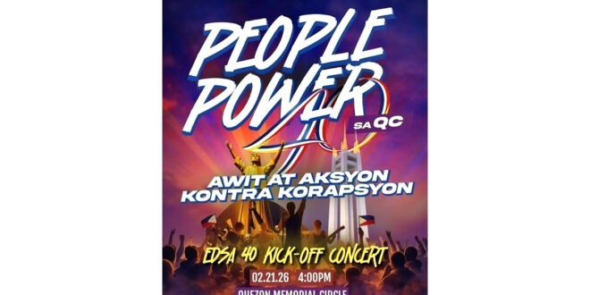 M4GG People Power 40 Awit at Aksyon Kontra Korapsyon laban kontra korapsyon palalakasin