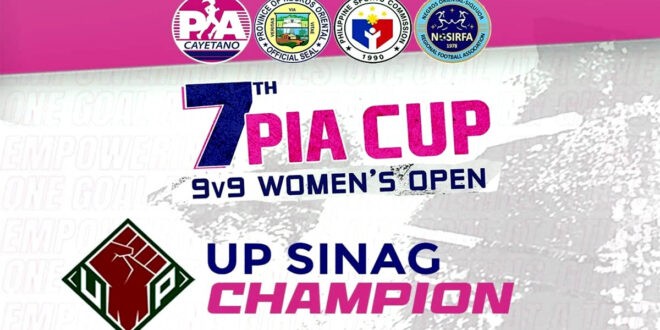 UP Sinag nanguna sa ika-7 PIA Cup, ipinamalas patuloy na paglago ng women’s football