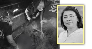 Sa Angeles, Pampanga <br> Bangkay ng missing wife ng ex-Tserman, nahukay sa loob ng sariling bakuran