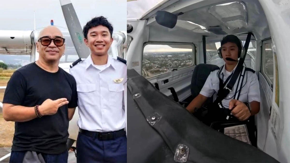 Wally Bayola son pilot Rome