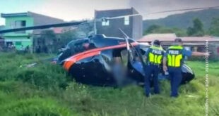 Chopper bumagsak sa Pilillia, Rizal; 1 patay, 4 sugatan