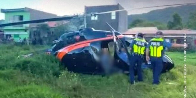 Chopper bumagsak sa Pililla Rizal