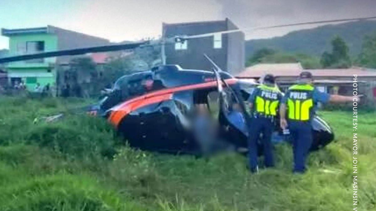 Chopper bumagsak sa Pililla Rizal