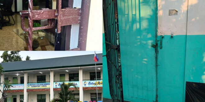 Matias B Salvador Elementary School sa bulacan ninakawan