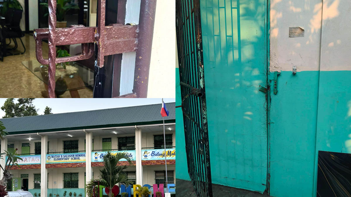 Matias B Salvador Elementary School sa bulacan ninakawan