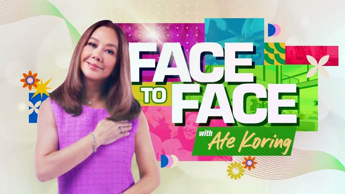Face to Face to Face with Ate Koring Korina Sanchez-Roxas