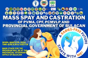 Bulacan spay castration Rabies Awareness Month