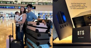 Megan at Mikael nanood ng concert ng BTS sa Korea 