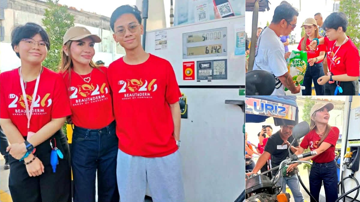 Beautéderm Rhea Tan namahagi ng tulong delivery riders tricycle drivers