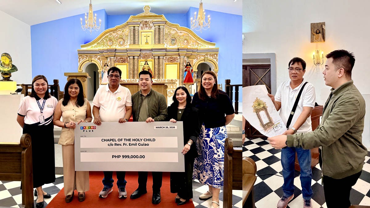 Casino Plus joins Clark community in observing Lent, supports Holy Child Chapel Restoration