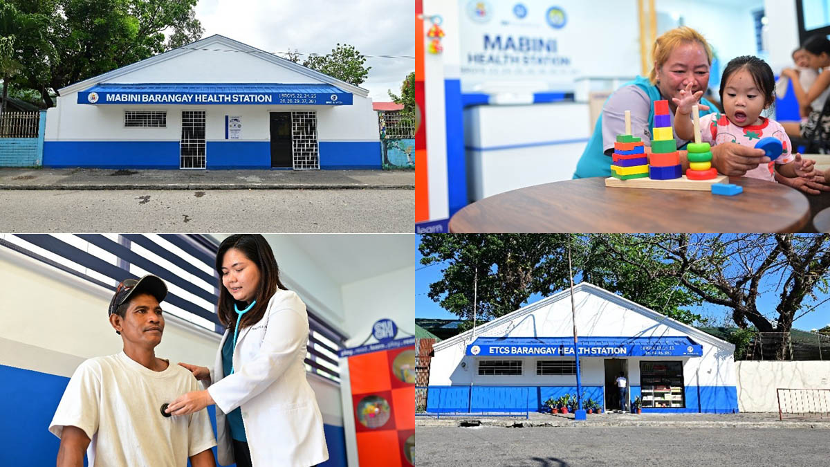 City of Smiles residents gifted with improved health stations by SM Foundation