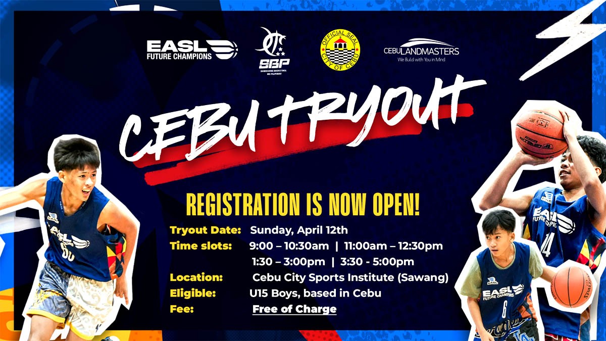 EASL Future Champions Elite tryout Cebu