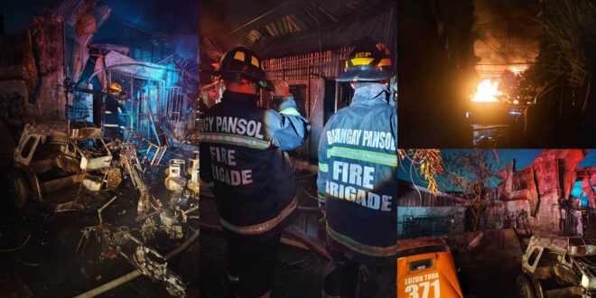 LPG store fire Pansol Fire Brigade
