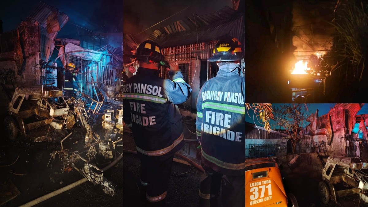 LPG store fire Pansol Fire Brigade